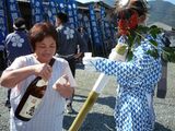 秋祭り振る舞い酒