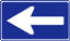 road sign_one way