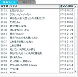 初めてのコメント