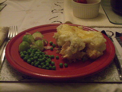 fishpie on dish