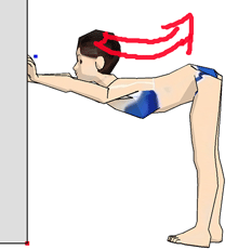 簡単壁背骨矯正ダイエット