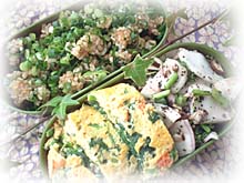 野菜オムレツ
