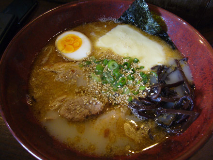 分田上:ラーメン+チーズ