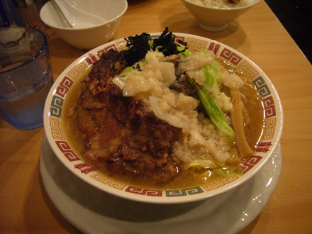 ZERO(4):背脂煮干し野菜麺・小写真