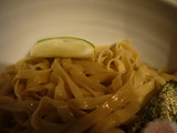 台風。:麺のアップ