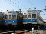 東西線5000系さよならイベント-車両並び1
