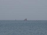 Hokule'a on the ocean