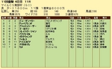 第６Ｓ：１０月３週 マイルＣＳ南部杯 競争成績