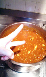 小学校カレー。