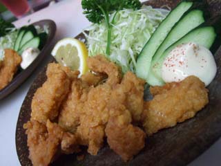 上ミノの唐揚げ