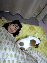 朱里とメリアとコタツ