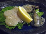 久鉄ホタテ・エビ盛り合せ