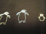 ペンギン刺繍