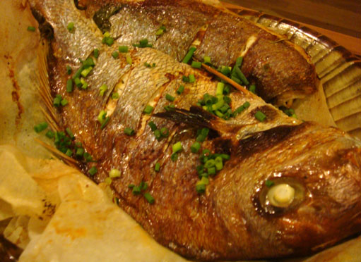 鯛のオーブン焼き