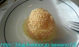 追加オーダー(ミルクプリン入り胡麻団子・2)