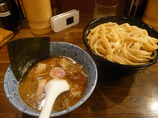 つけ麺(醤油)平打ち麺