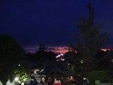紫の空