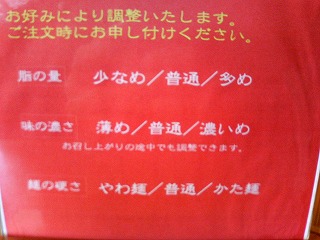 中村メニュー