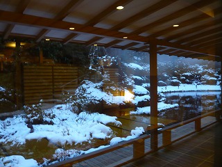 水戸屋風呂場から