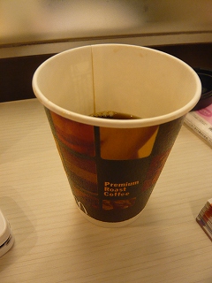 マックのコーヒー