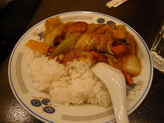豚バラ骨付きかけご飯