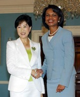 小池防衛相とライス長官