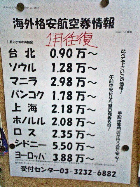 国際線航空券