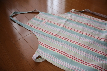 キャスキッドソン エプロン Woven Stripe Apron