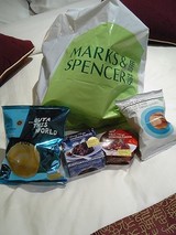 Potato Crisps (Salt & Vinegar) and Xmas Puddings
