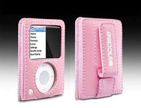 Incase ipod nanoケース かわいいピンク