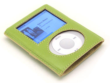 iPodnano高級レザーケース1