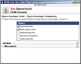 Opera DOM Console 1