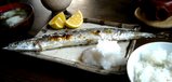 朝食の秋刀魚