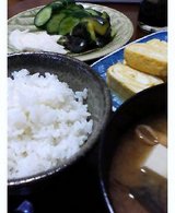 連休明けの朝食