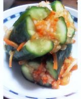 明日以降が食べ頃のオイキムチ