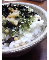夜食のお茶漬け