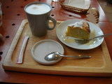 スイートポテトのカスタードクリームがけ