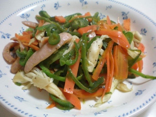 野菜とソーセージ