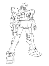 ガンダム初号機簡略外装テスト仕様
