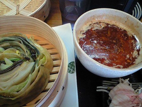 つけ汁の色をば