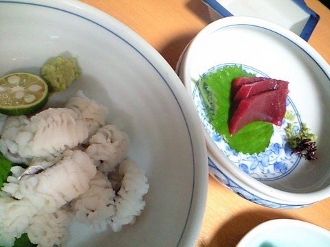 鱧とマグロ