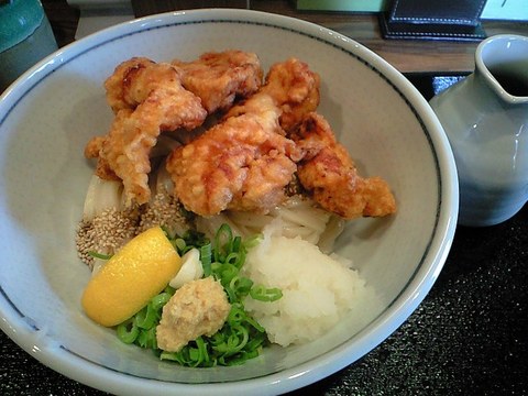 かしわは揚げたて