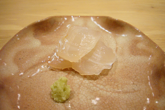 平目昆布〆