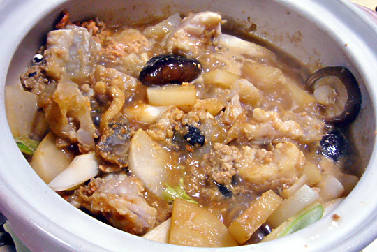 鮟鱇鍋出来上がり