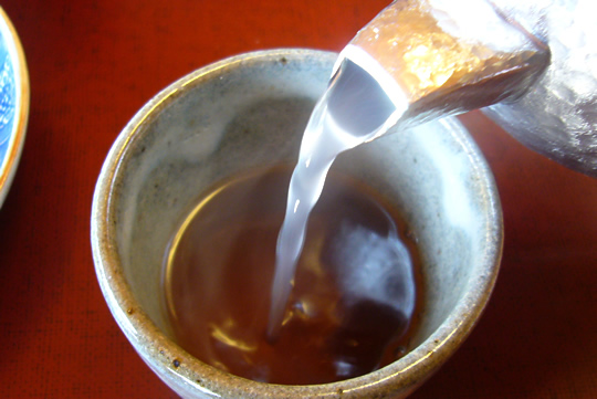 蕎麦湯
