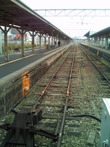 列車が来なくなった播但線ホーム