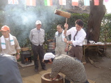 南区辻餅つき