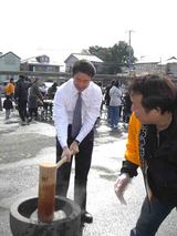 南区大谷場上町自治会・餅つき大会2
