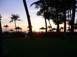 Sun set beech in HYATT