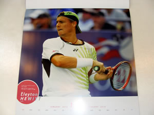 テニスショップ裏日記 : 2010ヨネックスカレンダー